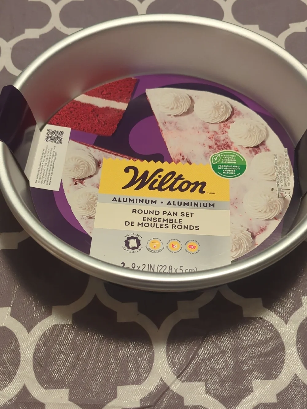 Wilton Aluminum Round Cake Pan Set - Silver